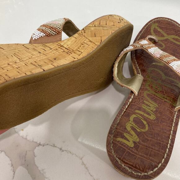 Sam Edelman sandals‎ wedge size 9M - Picture 4 of 6